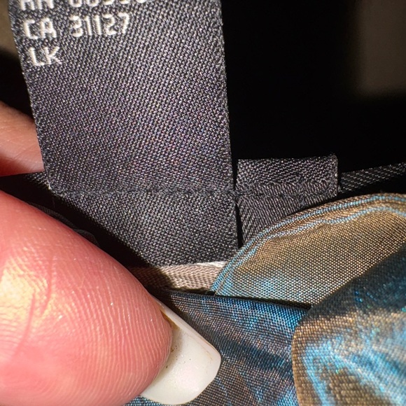 DKNY 100% Silk Pleated Midi Skirt in Opal Blue Gray – Size 10 NWT ($345 Retail) - Picture 5 of 16